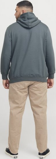Jack & Jones Frederiksberg Box Script Hoodie Grey - Felpe & felpe con cappuccio - Felpe & Felpe con Cappuccio Uomo Taglie Forti