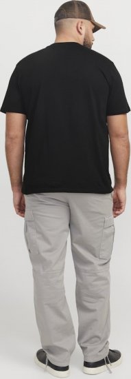 Jack & Jones Tarmac Camo Crew Neck T-Shirt Black - Magliette - Magliette Uomo Taglie Forti
