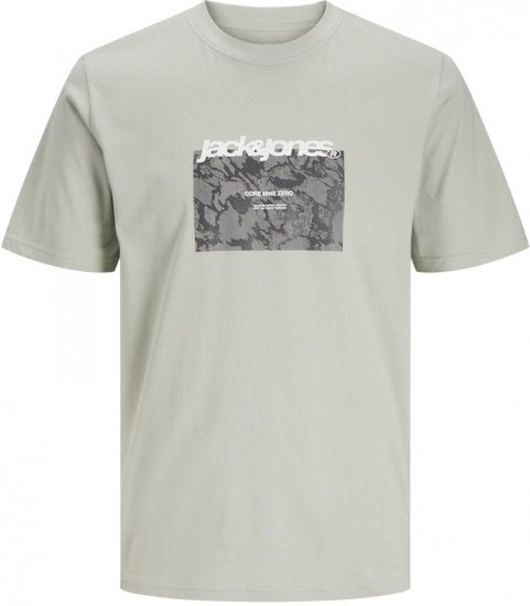 Jack & Jones Tarmac Camo Crew Neck T-Shirt Green - Magliette - Magliette Uomo Taglie Forti