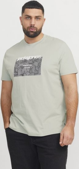 Jack & Jones Tarmac Camo Crew Neck T-Shirt Green - Magliette - Magliette Uomo Taglie Forti