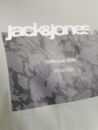 Jack & Jones Tarmac Camo Crew Neck T-Shirt Green - Magliette - Magliette Uomo Taglie Forti