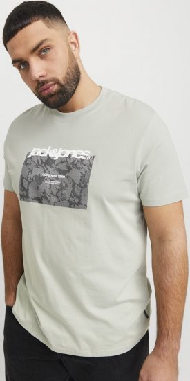 Jack & Jones Tarmac Camo Crew Neck T-Shirt Green - Magliette - Magliette Uomo Taglie Forti
