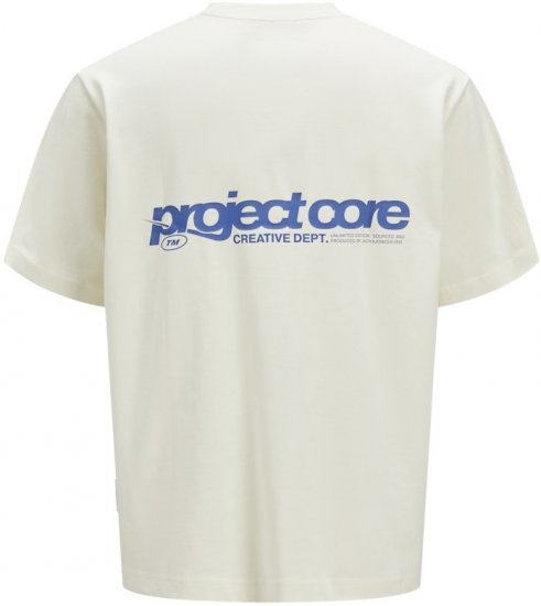 Jack & Jones Union Front & Back Print Crew Neck T-Shirt Yellow - Magliette - Magliette Uomo Taglie Forti