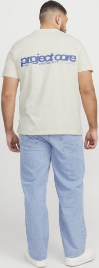 Jack & Jones Union Front & Back Print Crew Neck T-Shirt Yellow - Magliette - Magliette Uomo Taglie Forti