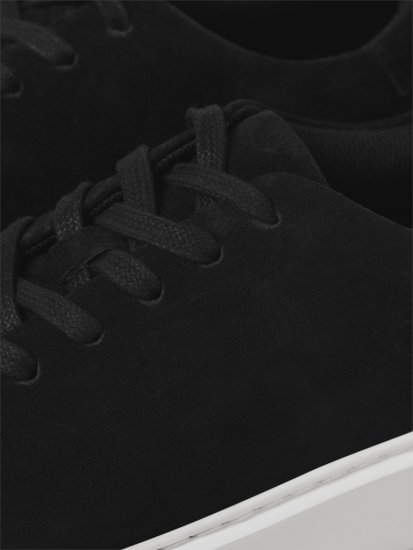 Jack & Jones Stockholm Leather Sneakers Black/Suede - Scarpe da uomo 40-52 - 