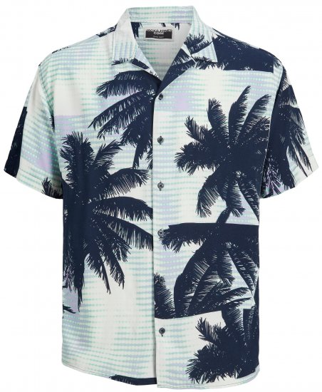 Jack & Jones JCOUNNATURAL Resort Shirt Lavender - Camicie - Camicie Taglie Forti Uomo