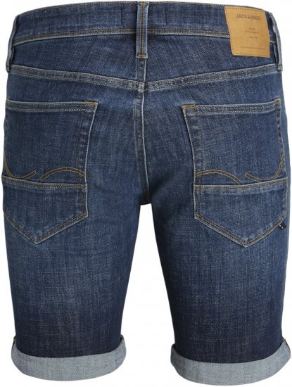 Jack & Jones Rick Fox Shorts GE 237 Blue Denim - Shorts - Pantaloncini Uomo Taglie Forti