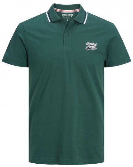 Jack & Jones JORTREVOR Polo Shirt Trekking Green - Polo - Polo Uomo Taglie Forti