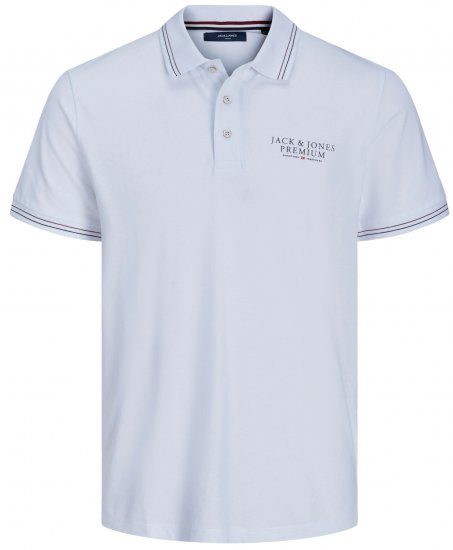 Jack & Jones JPRBLUARCHIE Polo White - Polo - Polo Uomo Taglie Forti
