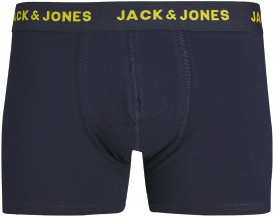 Jack & Jones JACPINK FLAMINGO TRUNKS 5 PACK Navy Blazer - Intimo & costumi da bagno - Intimo Taglie Forti Uomo
