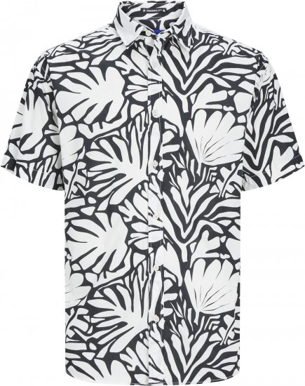 Jack & Jones JORJOSHUA ARUBA Shirt Cloud Dancer - Camicie - Camicie Taglie Forti Uomo
