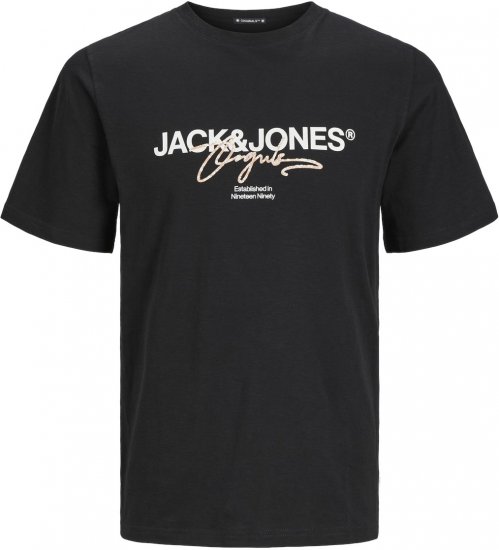 Jack & Jones JORARUBA BRANDING TEE SS CREW NECK Tap Shoe - Magliette - Magliette Uomo Taglie Forti
