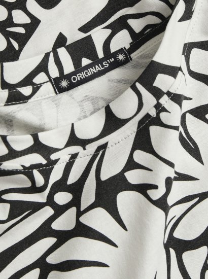 Jack & Jones JORMARBELLA T-Shirt Cloud Dancer/Black - Magliette - Magliette Uomo Taglie Forti