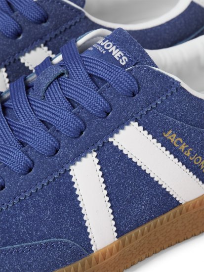 Jack & Jones Kirk International Campaign Sneakers Blue Quartz/Bright White - Scarpe da uomo 40-52 - 