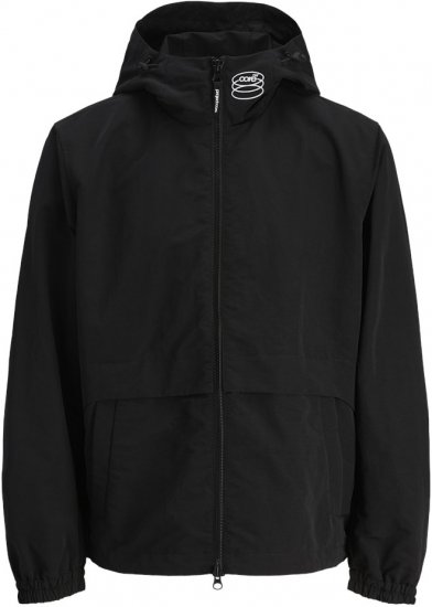 Jack & Jones Union Shell Jacket Black - Giubbotti - Giubbotti Uomo Taglie Forti
