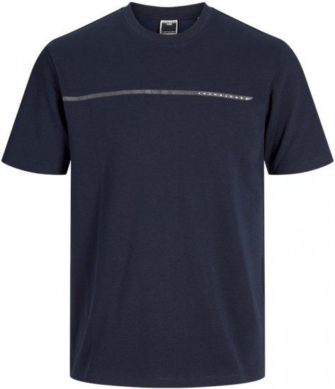 Jack & Jones FUSION Full Branding T-Shirt Sky Captain - Magliette - Magliette Uomo Taglie Forti
