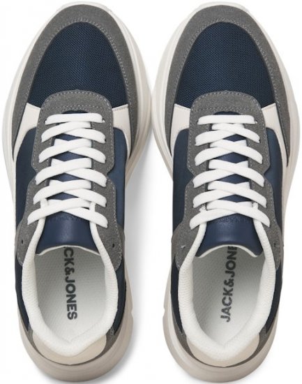 Jack & Jones Waspire Sneakers Grey/NAVY BLAZER - Scarpe da uomo 40-52 - 