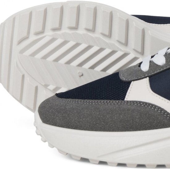 Jack & Jones Waspire Sneakers Grey/NAVY BLAZER - Scarpe da uomo 40-52 - 