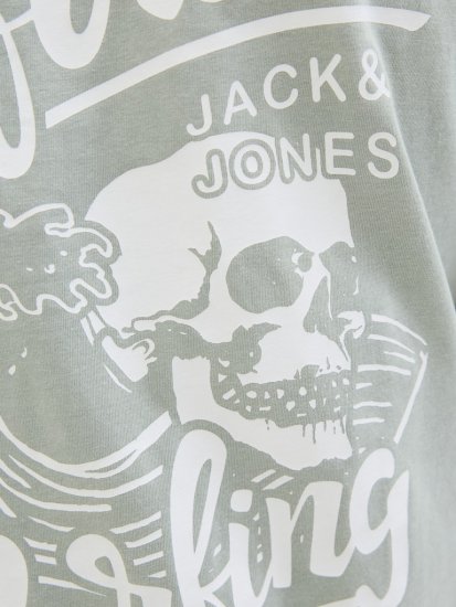 Jack & Jones Zekiel Crew Neck T-Shirt Iceberg Green - Magliette - Magliette Uomo Taglie Forti