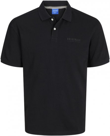 Jack & Jones Frederiksberg Polo Antique Black - Polo - Polo Uomo Taglie Forti