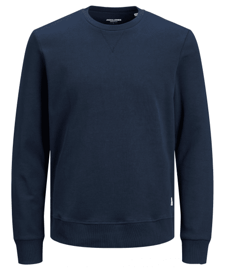 Jack & Jones Basic Sweatshirt Navy Blazer - Felpe & felpe con cappuccio - Felpe & Felpe con Cappuccio Uomo Taglie Forti