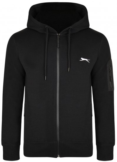 Slazenger Joe Hoodie Black - Felpe & felpe con cappuccio - Felpe & Felpe con Cappuccio Uomo Taglie Forti