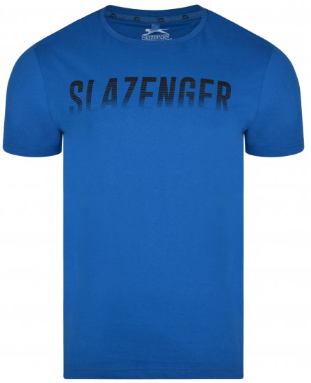 Slazenger Jonathan T-shirt Blue - Magliette - Magliette Uomo Taglie Forti