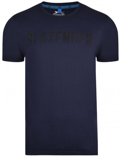 Slazenger Jonathan T-shirt Midnight - Magliette - Magliette Uomo Taglie Forti