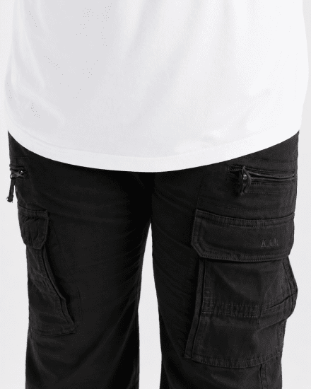 Kam Jeans Cargo pants Black - Jeans & pantaloni - Jeans & Pantaloni Uomo Taglie Forti
