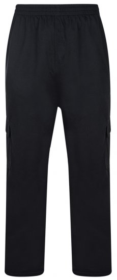 Kam Jeans Cargopocket Joggers "Lightweight" Black - Pantaloni & pantaloncini tuta - Pantaloni Tuta Uomo Taglie Forti