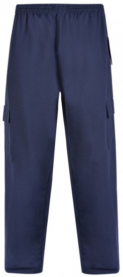 Kam Jeans Cargopocket Joggers "Lightweight" Navy - Pantaloni & pantaloncini tuta - Pantaloni Tuta Uomo Taglie Forti