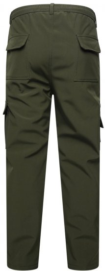 Kam Jeans 245 pantaloni softshell con vita elasticizzata kaki - Jeans & pantaloni - Jeans & Pantaloni Uomo Taglie Forti