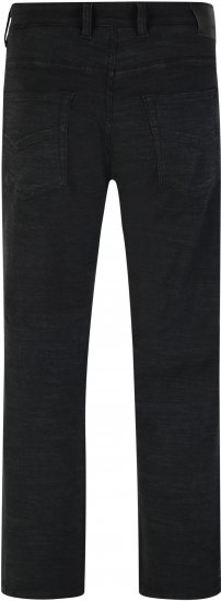 Kam Jeans 264 Slub Weave 5 Pocket Stretch Pants Charcoal - Jeans & pantaloni - Jeans & Pantaloni Uomo Taglie Forti