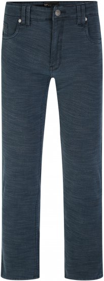 Kam Jeans 264 Slub Weave 5 Pocket Stretch Pants Smokey Blue - Jeans & pantaloni - Jeans & Pantaloni Uomo Taglie Forti