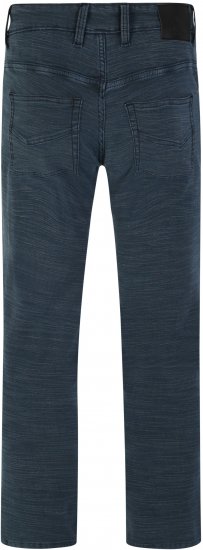 Kam Jeans 264 Slub Weave 5 Pocket Stretch Pants Smokey Blue - Jeans & pantaloni - Jeans & Pantaloni Uomo Taglie Forti