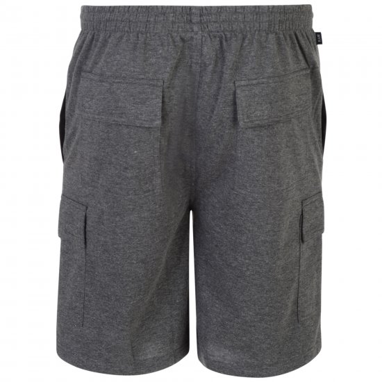 Kam Jeans Cargo Jogger shorts Grey - Pantaloni & pantaloncini tuta - Pantaloni Tuta Uomo Taglie Forti