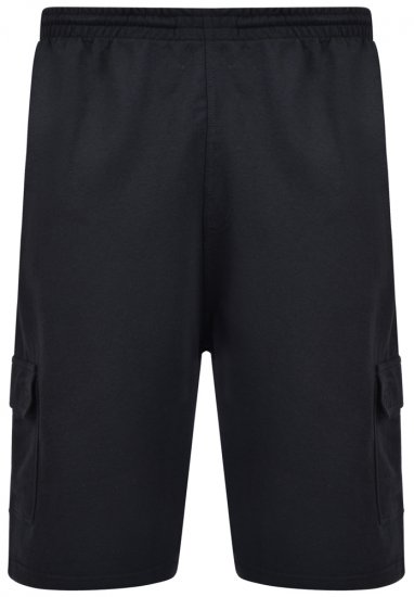 Kam Jeans Cargo Jogger shorts Black - Pantaloni & pantaloncini tuta - Pantaloni Tuta Uomo Taglie Forti