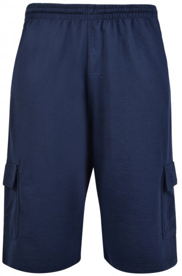 Kam Jeans Cargo Joggers shorts Navy - Pantaloni & pantaloncini tuta - Pantaloni Tuta Uomo Taglie Forti