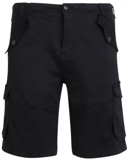 Kam Jeans 320 Cargoshorts Black - Shorts - Pantaloncini Uomo Taglie Forti