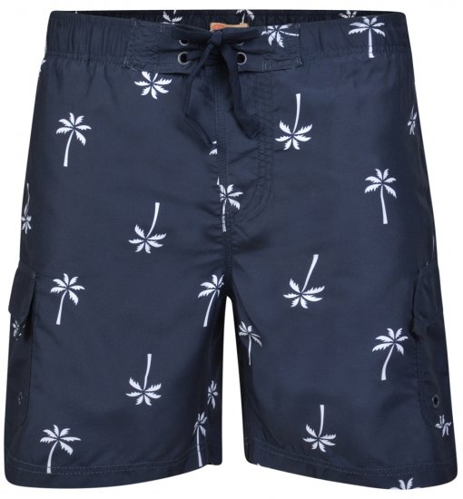 Kam Jeans 323 Swim Shorts Navy - Intimo & costumi da bagno - Intimo Taglie Forti Uomo