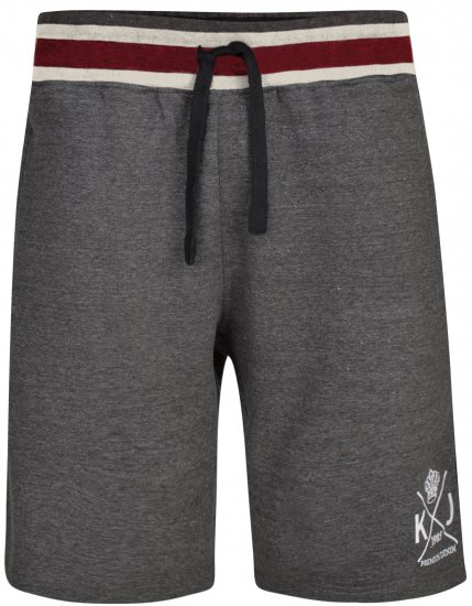 Kam Jeans 328 Jersey Shorts Charcoal - Pantaloni & pantaloncini tuta - Pantaloni Tuta Uomo Taglie Forti