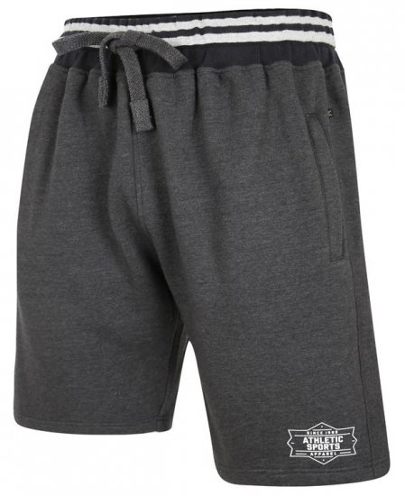 Kam Jeans 3301 Athletic Sports Jog Shorts Charcoal - Pantaloni & pantaloncini tuta - Pantaloni Tuta Uomo Taglie Forti