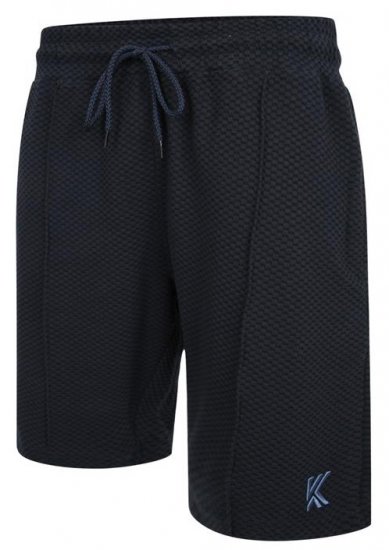 Kam Jeans 3305 Jaquard Mesh Shorts Navy - Pantaloni & pantaloncini tuta - Pantaloni Tuta Uomo Taglie Forti