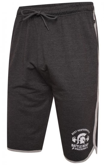 Kam Jeans 3308 Gym Jog Shorts Charcoal - Abbigliamento sportivo & Outdoor - Abbigliamento Sportivo Uomo Taglie Forti