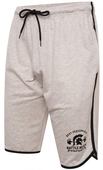 Kam Jeans 3308 Gym Jog Shorts Grey - Pantaloni & pantaloncini tuta - Pantaloni Tuta Uomo Taglie Forti