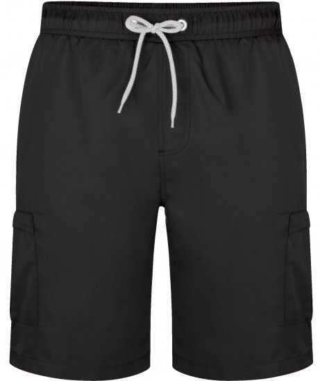 Kam Jeans 334 Cargo Swim Shorts Black - Intimo & costumi da bagno - Intimo Taglie Forti Uomo