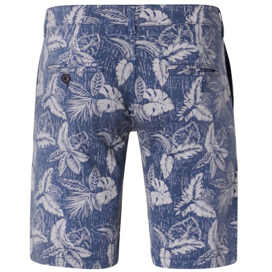 Kam Jeans 340 Dress Shorts Denim Blue - Shorts - Pantaloncini Uomo Taglie Forti