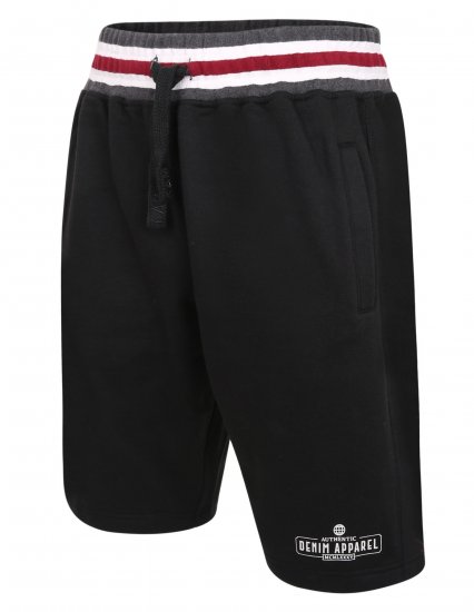 Kam Jeans 344 Jogger Shorts Black - Pantaloni & pantaloncini tuta - Pantaloni Tuta Uomo Taglie Forti