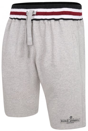 Kam Jeans 344 Sweat shorts Grey - Pantaloni & pantaloncini tuta - Pantaloni Tuta Uomo Taglie Forti