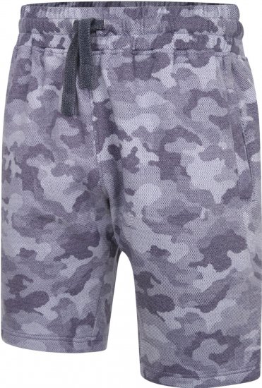 Kam Jeans 346 Camo Sweat Shorts Indigo TALL SIZES - ABBIGLIAMENTO UOMO MT-6XLT - Taglie Tall Uomo